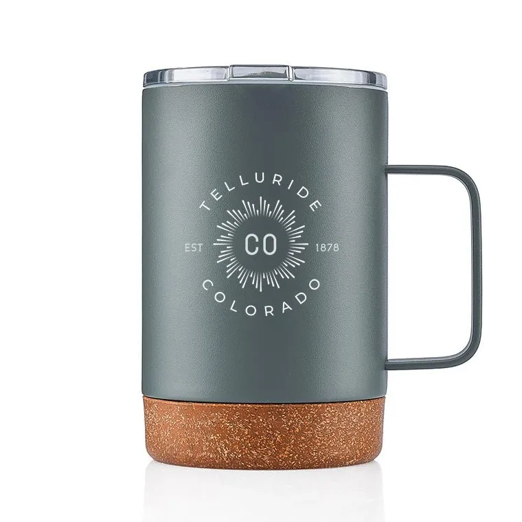 16 Oz. Stainless Insulated Corky Mug Customized with your Brand or Logo