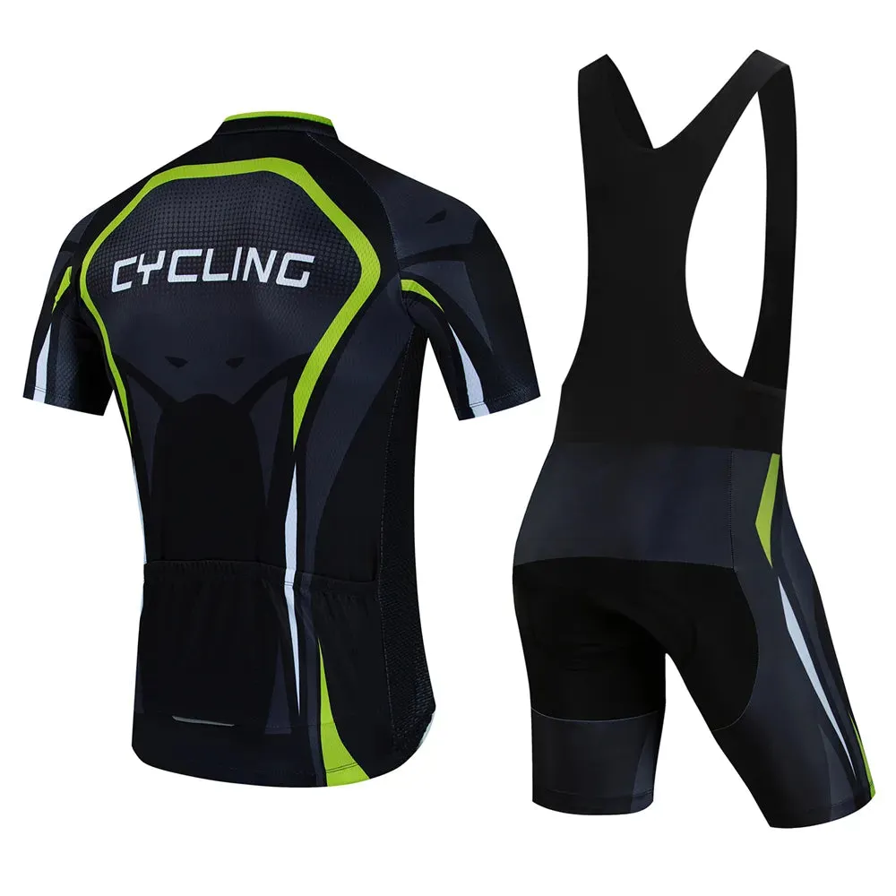 2023 Summer Cycling Sets Road Bike Shirt Breathable Sports Bicycle Clothing MTB Riding Uniform Men Short Sleeve Jersey