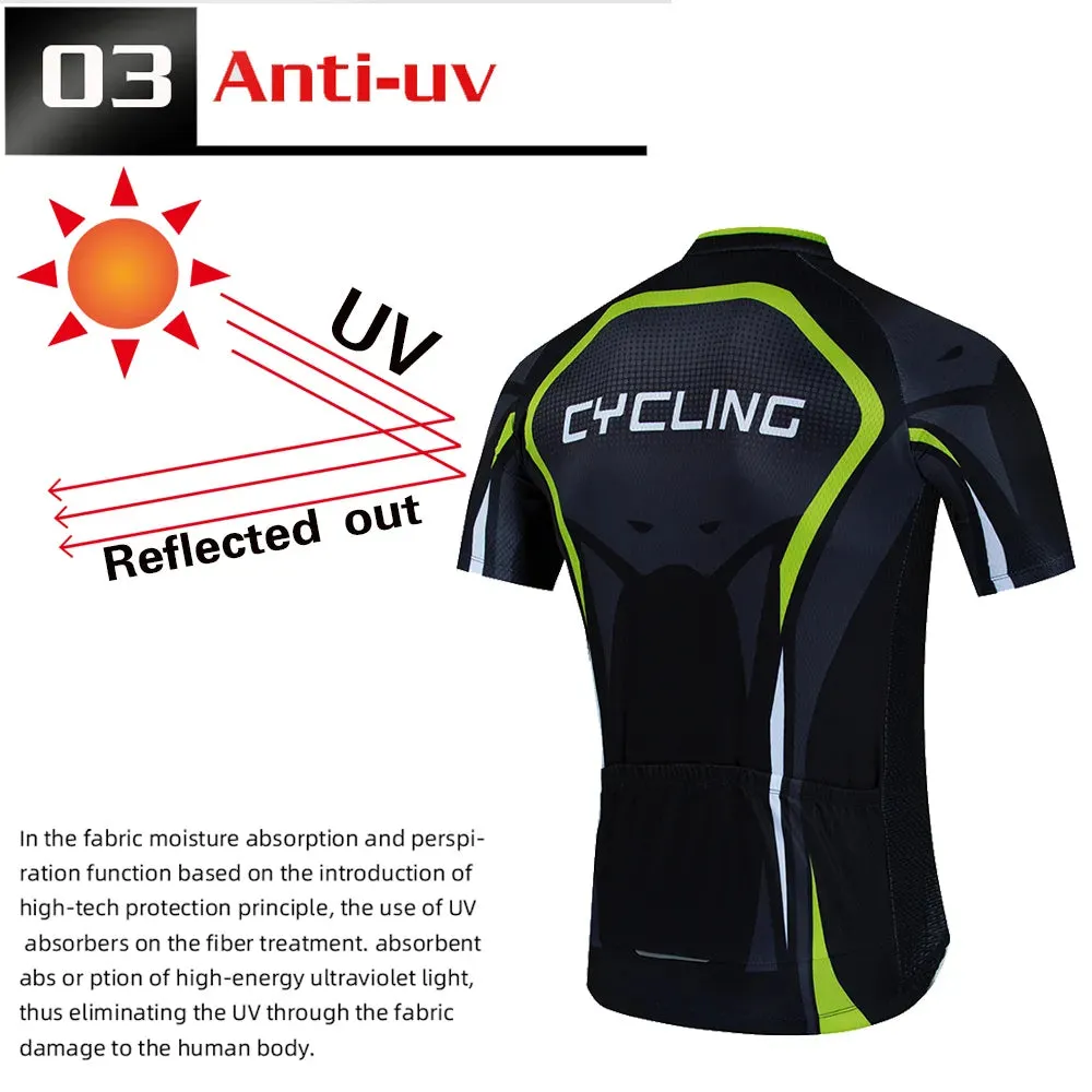 2023 Summer Cycling Sets Road Bike Shirt Breathable Sports Bicycle Clothing MTB Riding Uniform Men Short Sleeve Jersey