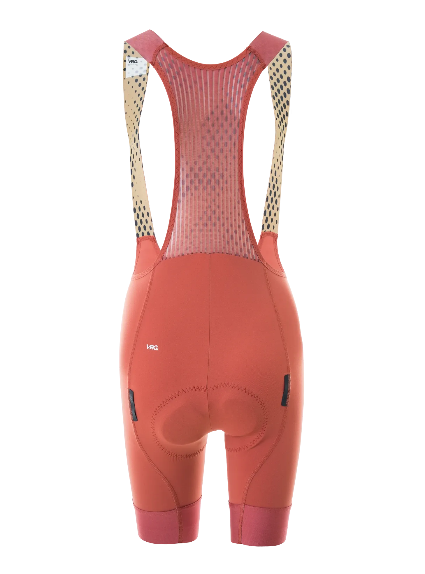 309 VRG BIB SHORT DUSTY RED - WOMEN