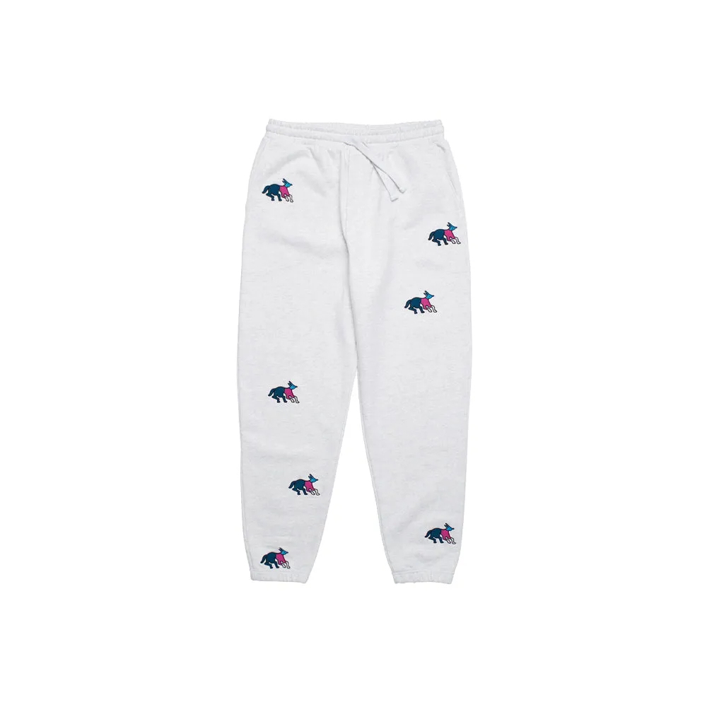 anxious dog sweat pants (ash grey)