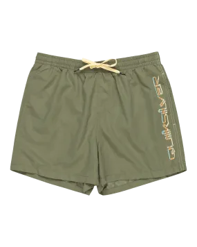 Behind Waves Volley Shorts in Four Leaf Clover