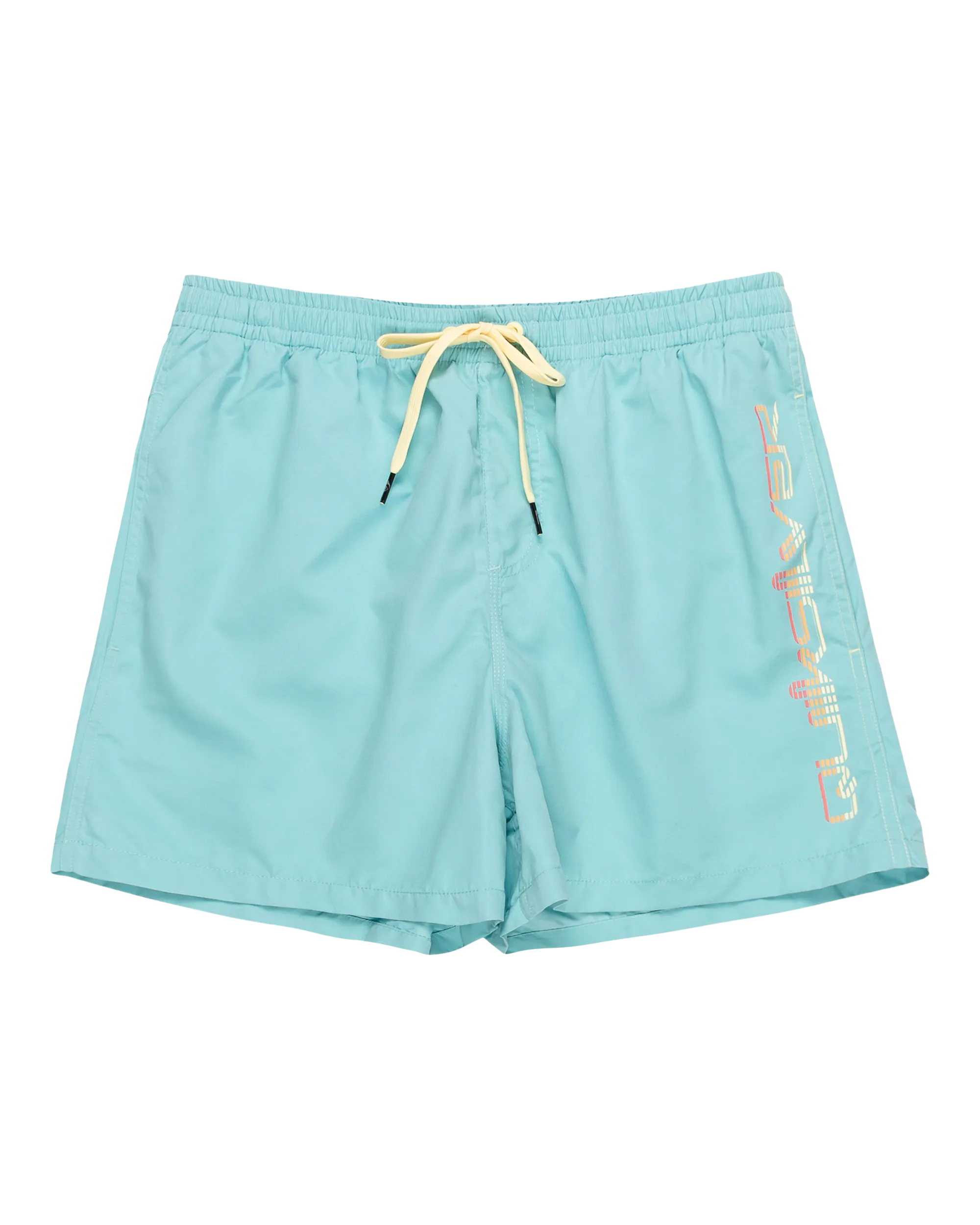 Behind Waves Volley Shorts in Marine Blue