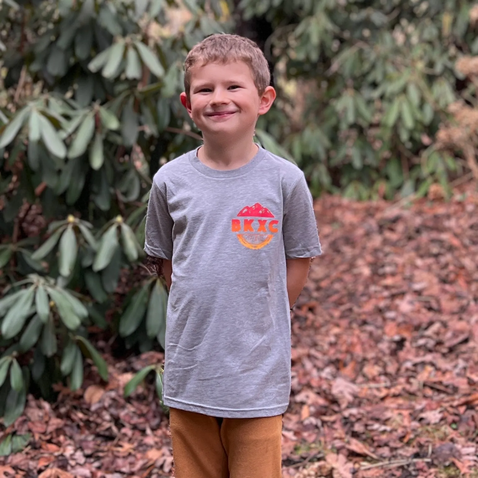 BKXC Logo - Youth Shirt (Heather Grey)