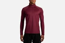 Brooks Dash 1/2 Zip Men's - Burgandy