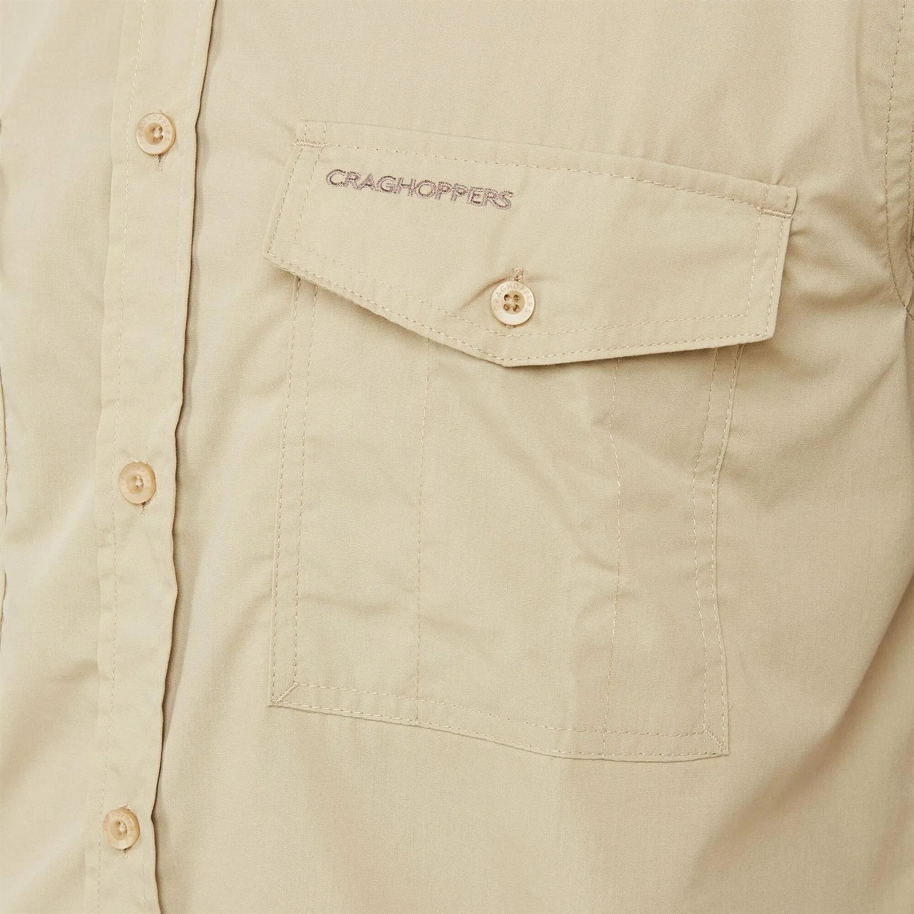 Craghoppers Mens Kiwi Short Sleeved Shirt Nosi Defense