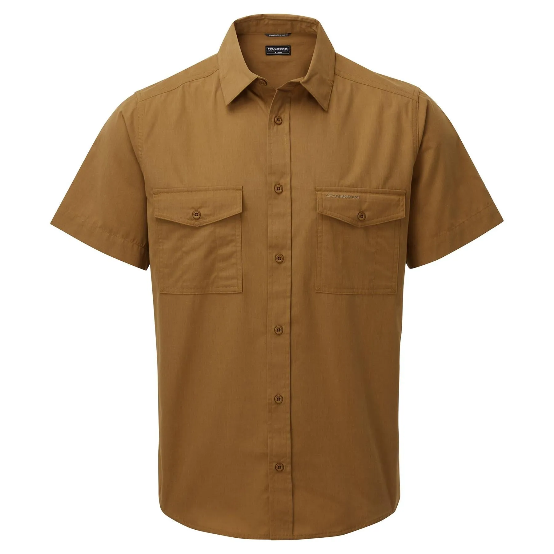 Craghoppers Mens Kiwi Short Sleeved Shirt Nosi Defense