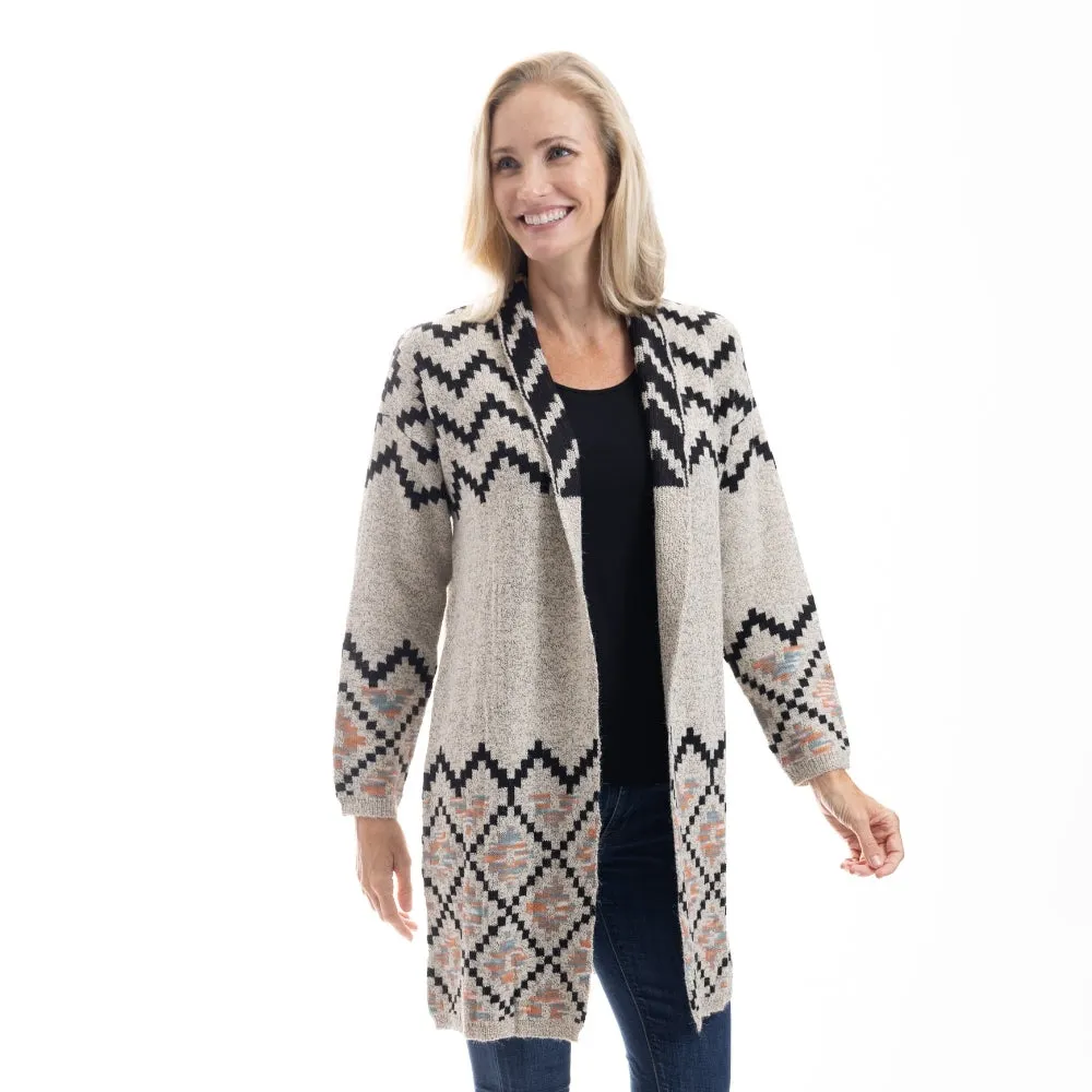 Desert Horizon Shawl Cardigan