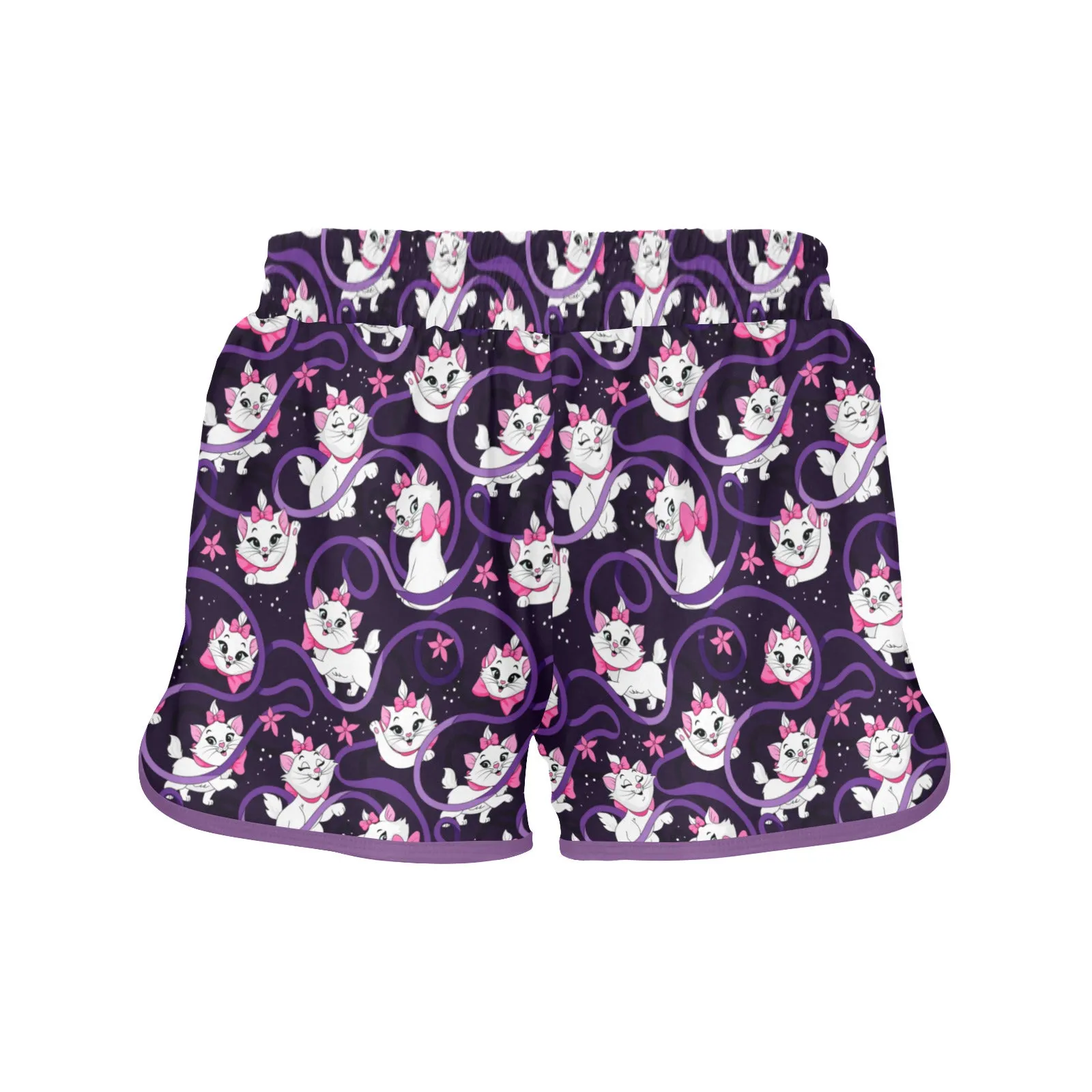 Disney Aristocats Marie Because I'm A Lady Women's Athletic Sports Shorts