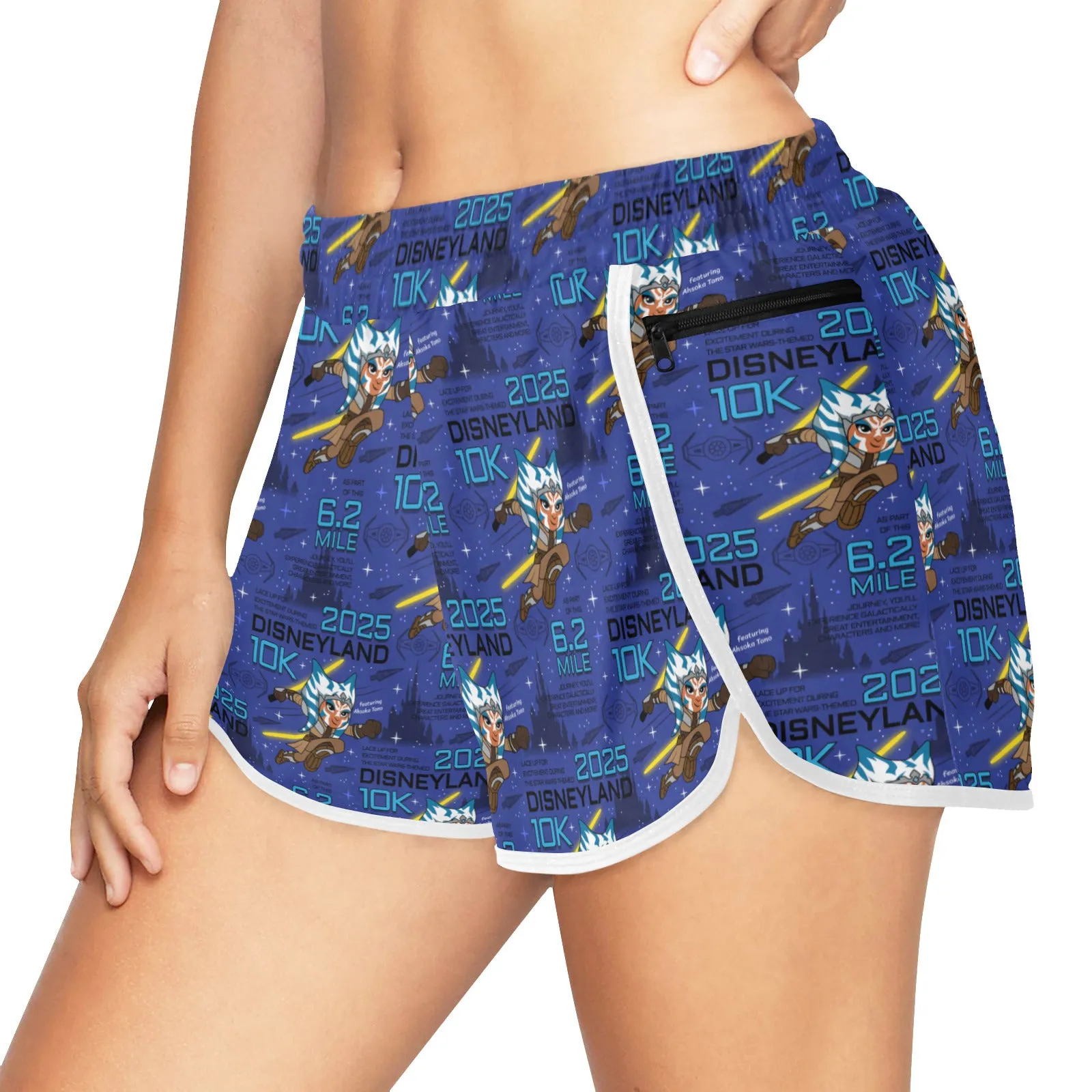 Disneyland 10K Women's Athletic Sports Shorts