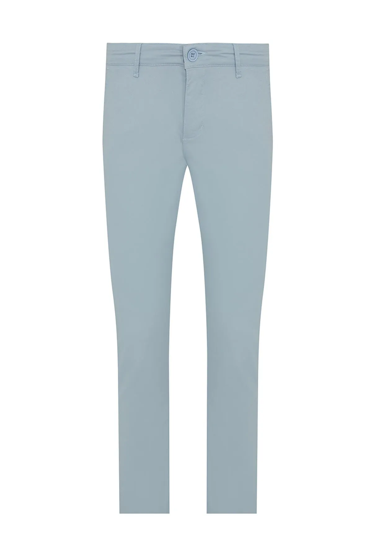 Dynamic Fit Low Waist Cotton Blue Fog Casual Pants