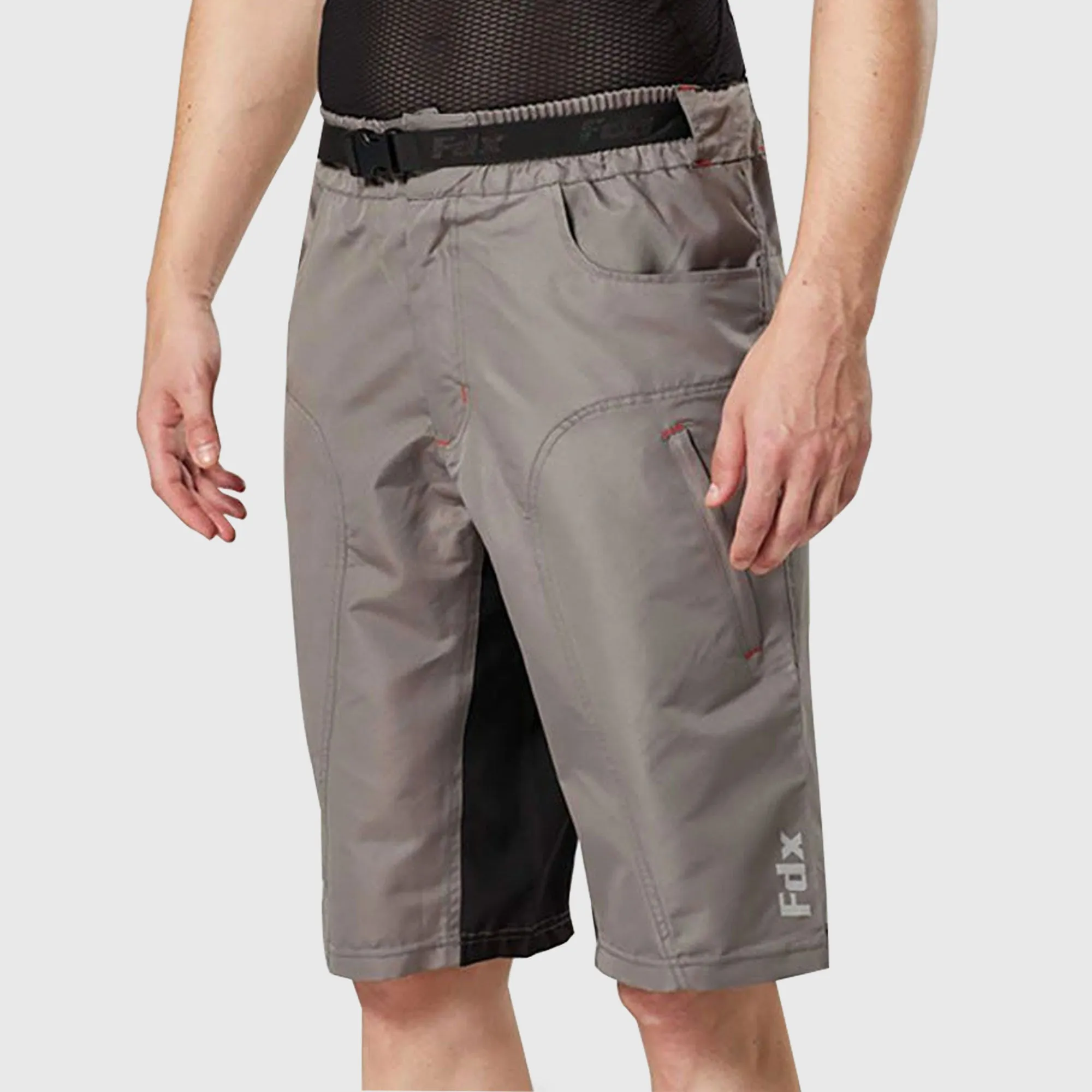 Fdx Drifter Grey Men's & Boy's Mtb Padded Summer Cycling Shorts