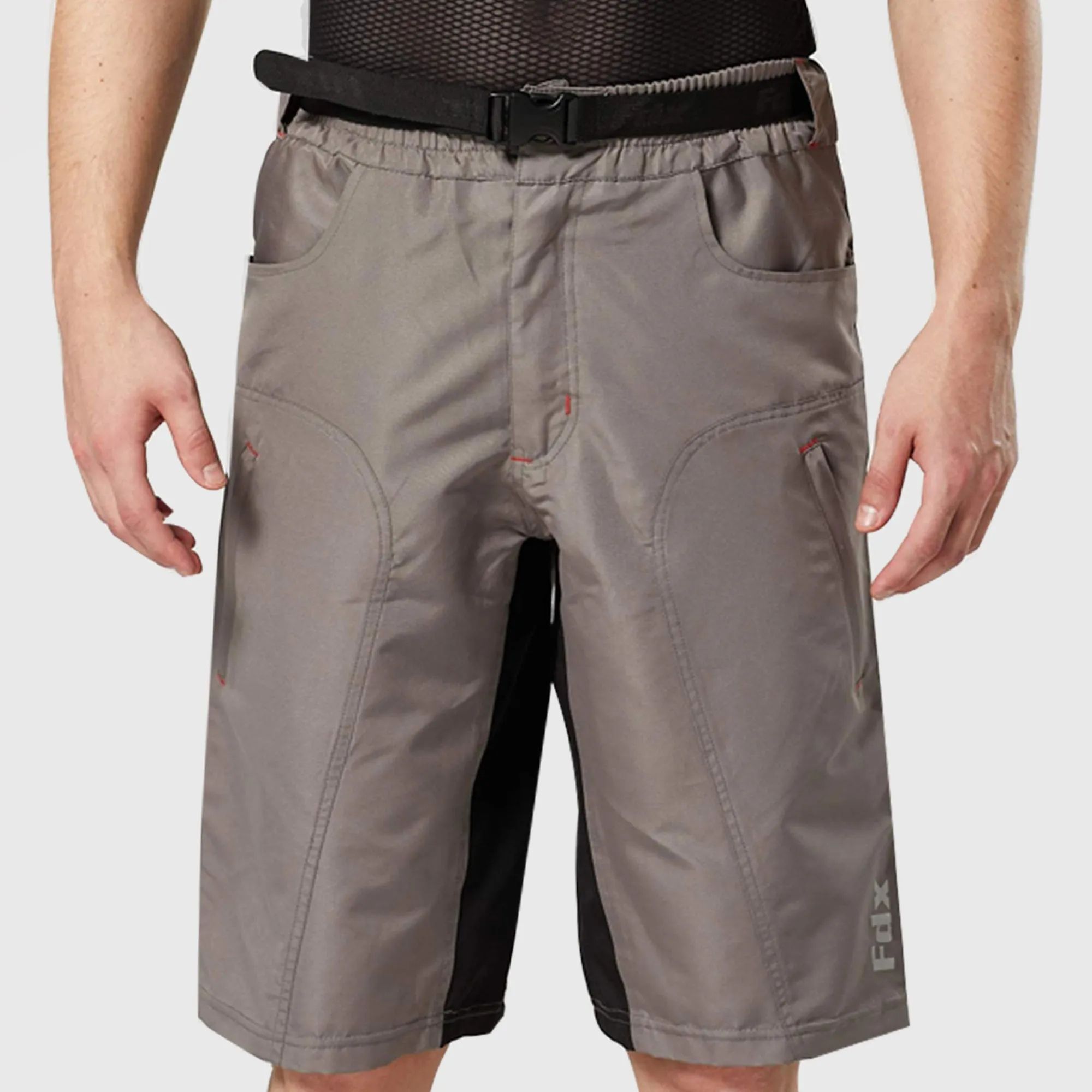 Fdx Drifter Grey Men's & Boy's Mtb Padded Summer Cycling Shorts