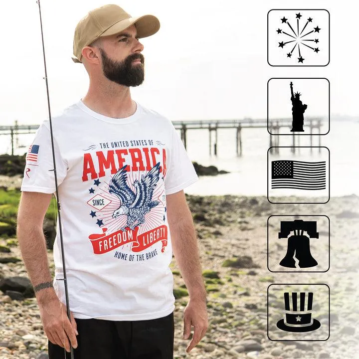 Freedom & Liberty Patriotic T-Shirt