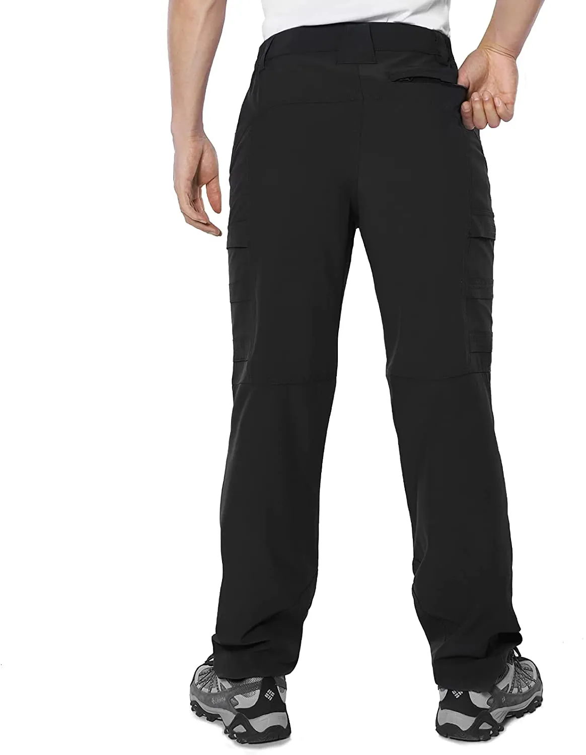 Hiauspor-Men's-Hiking-Pants-Outdoor，Breathable Stretch Cargo Hiking Pants