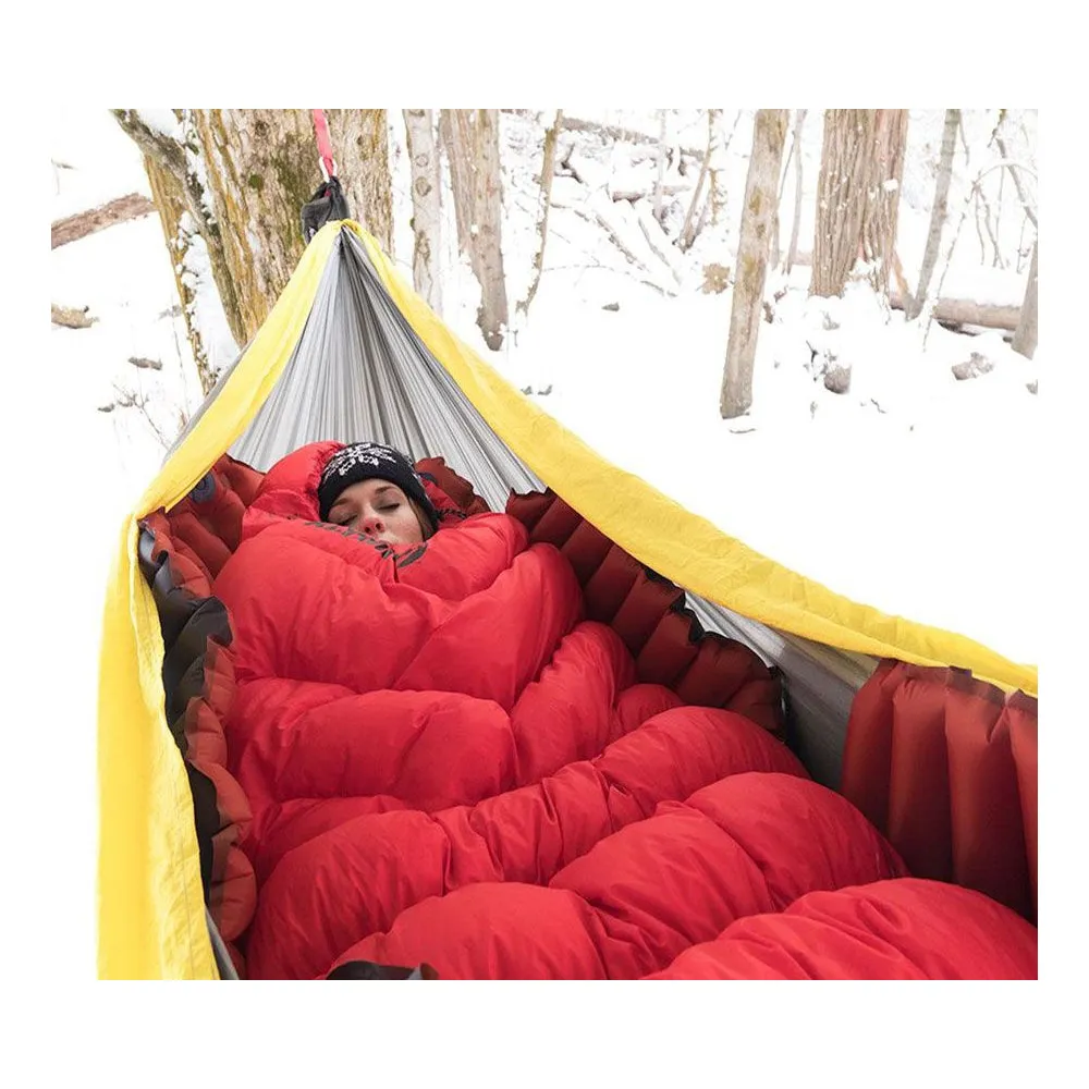 Klymit Insulated Hammock V Sleeping Pad for Single or Double Wide Hammocks