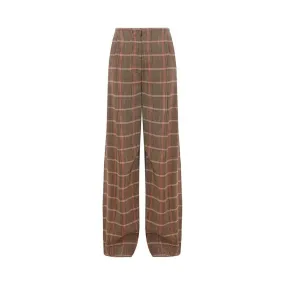 Lardini Elegant Brown Viscose Pants for Women