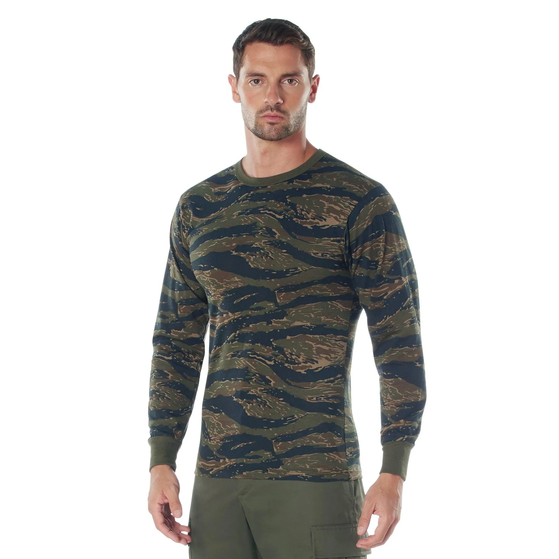 Long Sleeve Color Camo T-Shirt