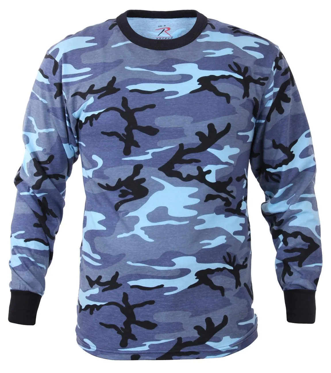 Long Sleeve Color Camo T-Shirt