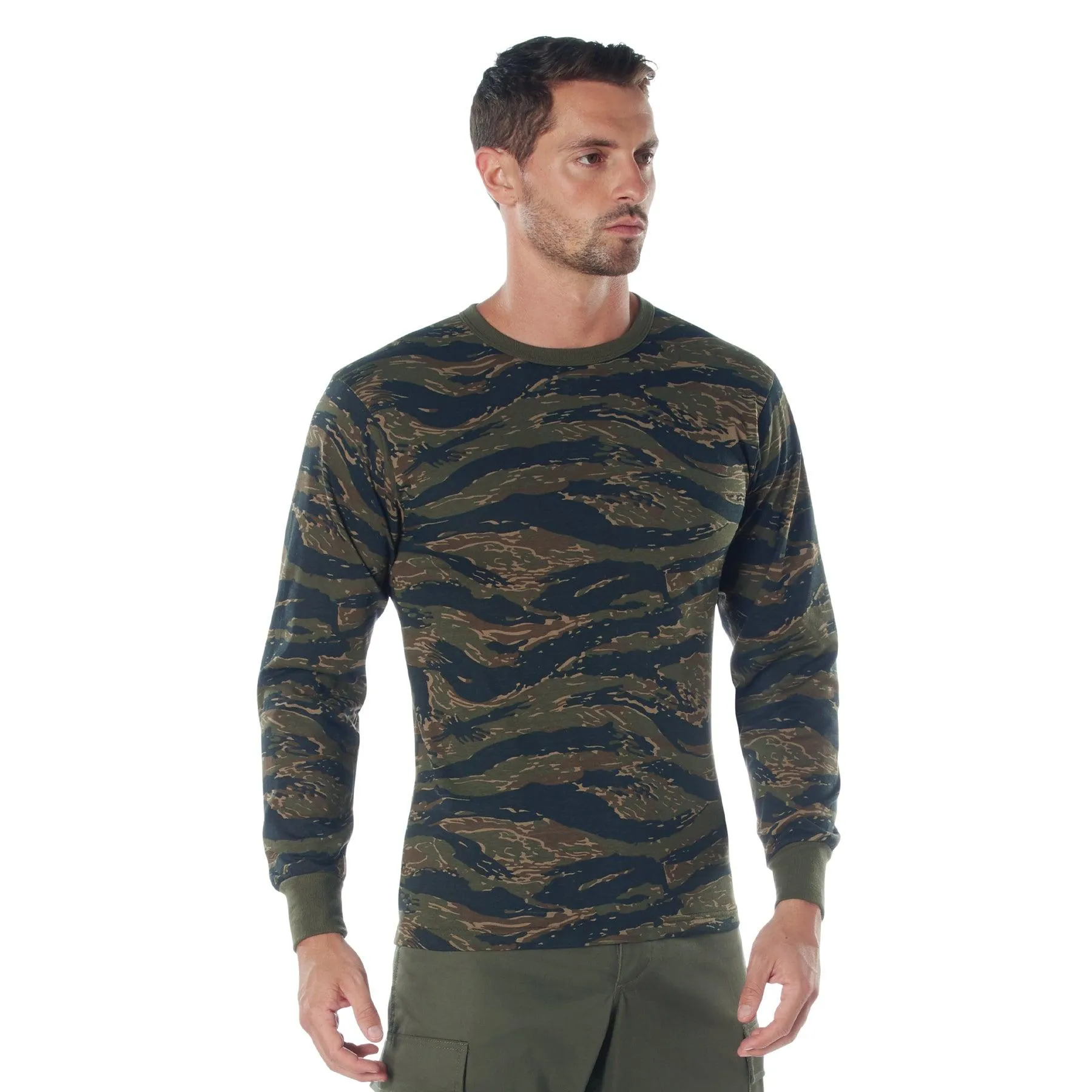 Long Sleeve Color Camo T-Shirt