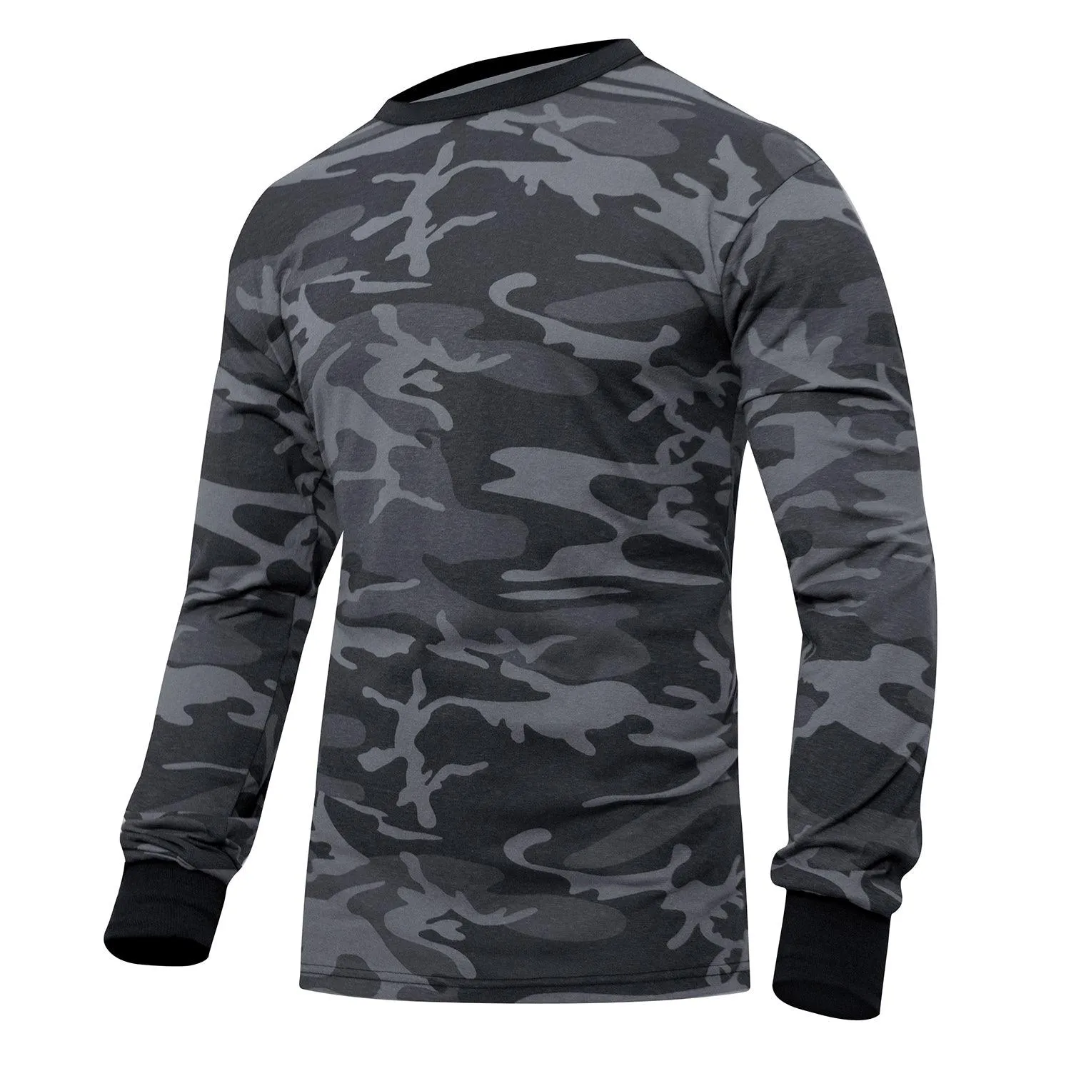 Long Sleeve Color Camo T-Shirt