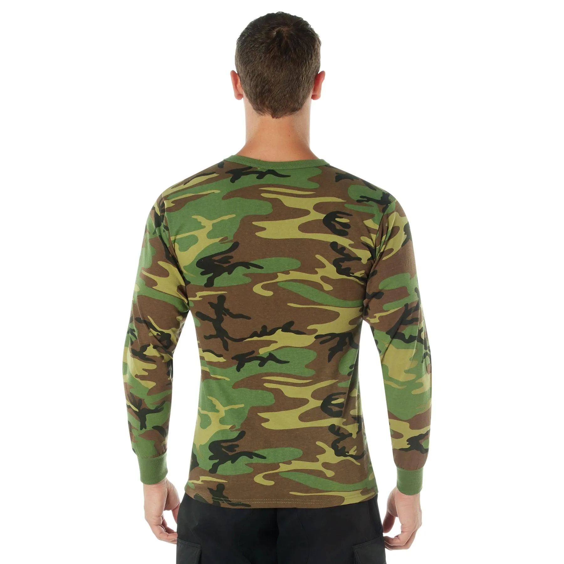 Long Sleeve Color Camo T-Shirt