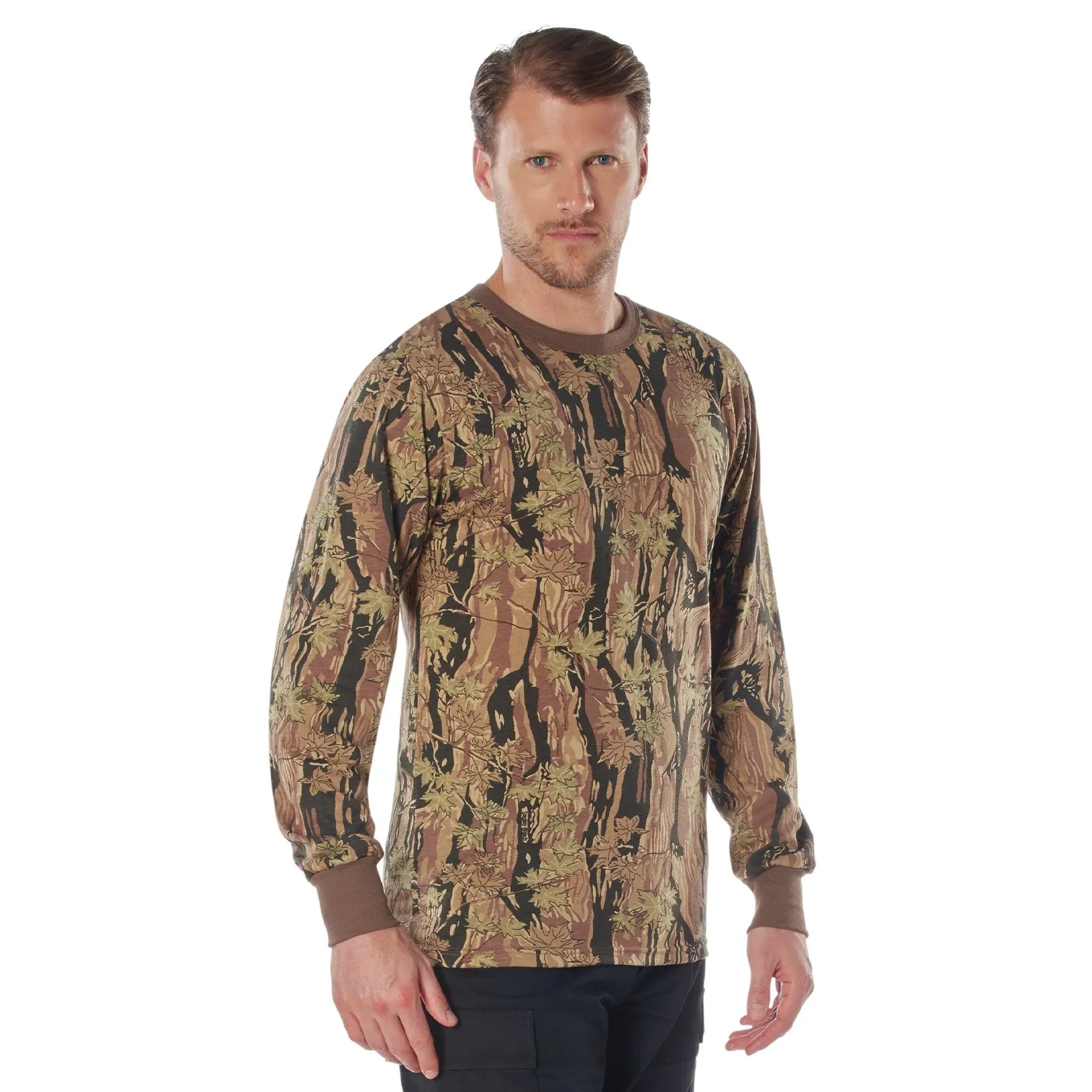 Long Sleeve Color Camo T-Shirt