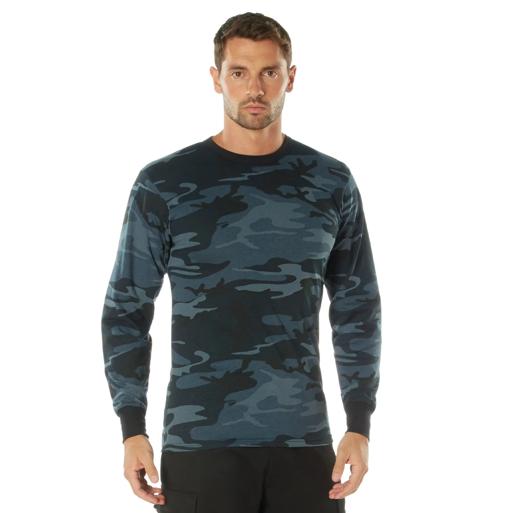 Long Sleeve Color Camo T-Shirt