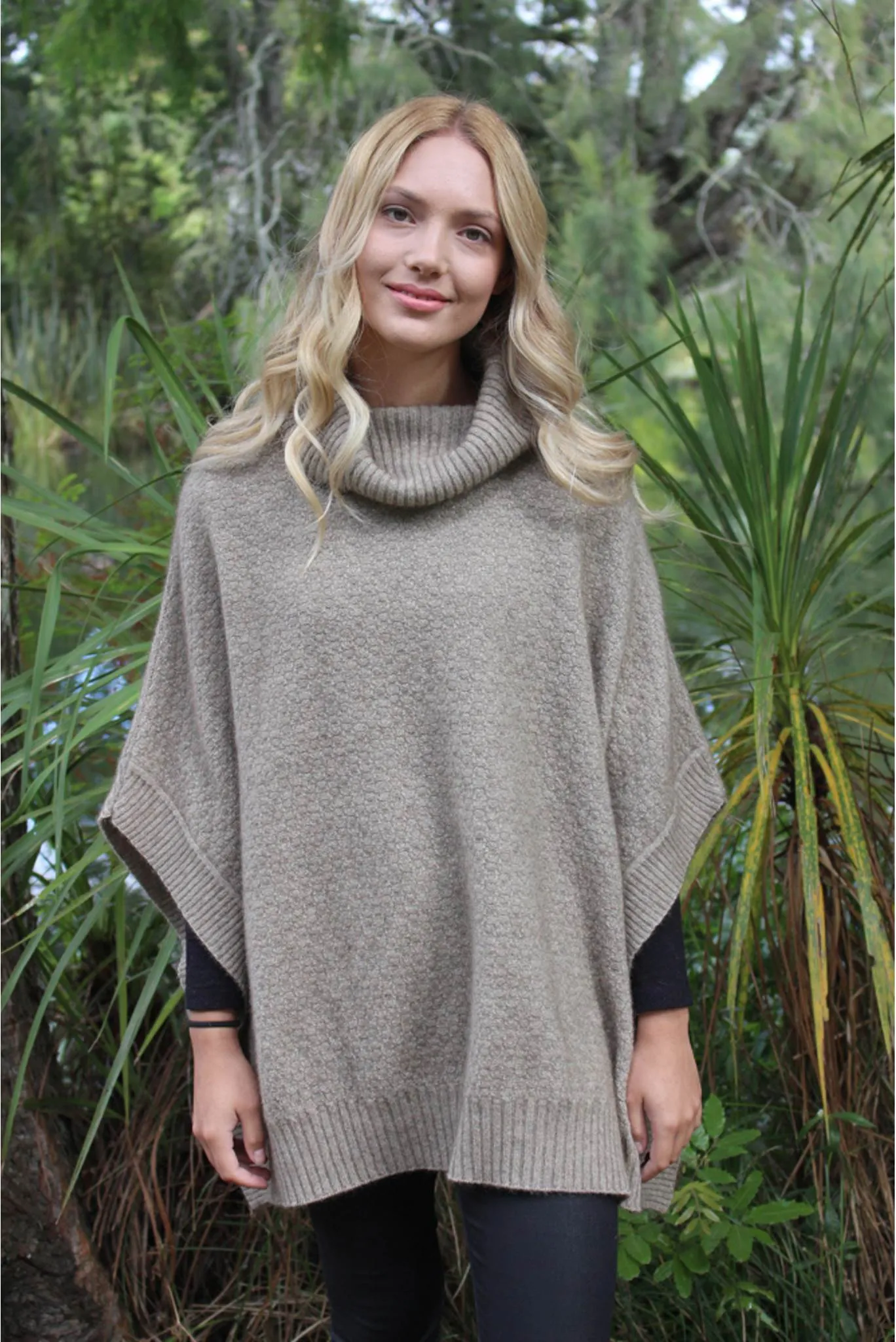 Lothlorian Lush Cowl Neck Poncho