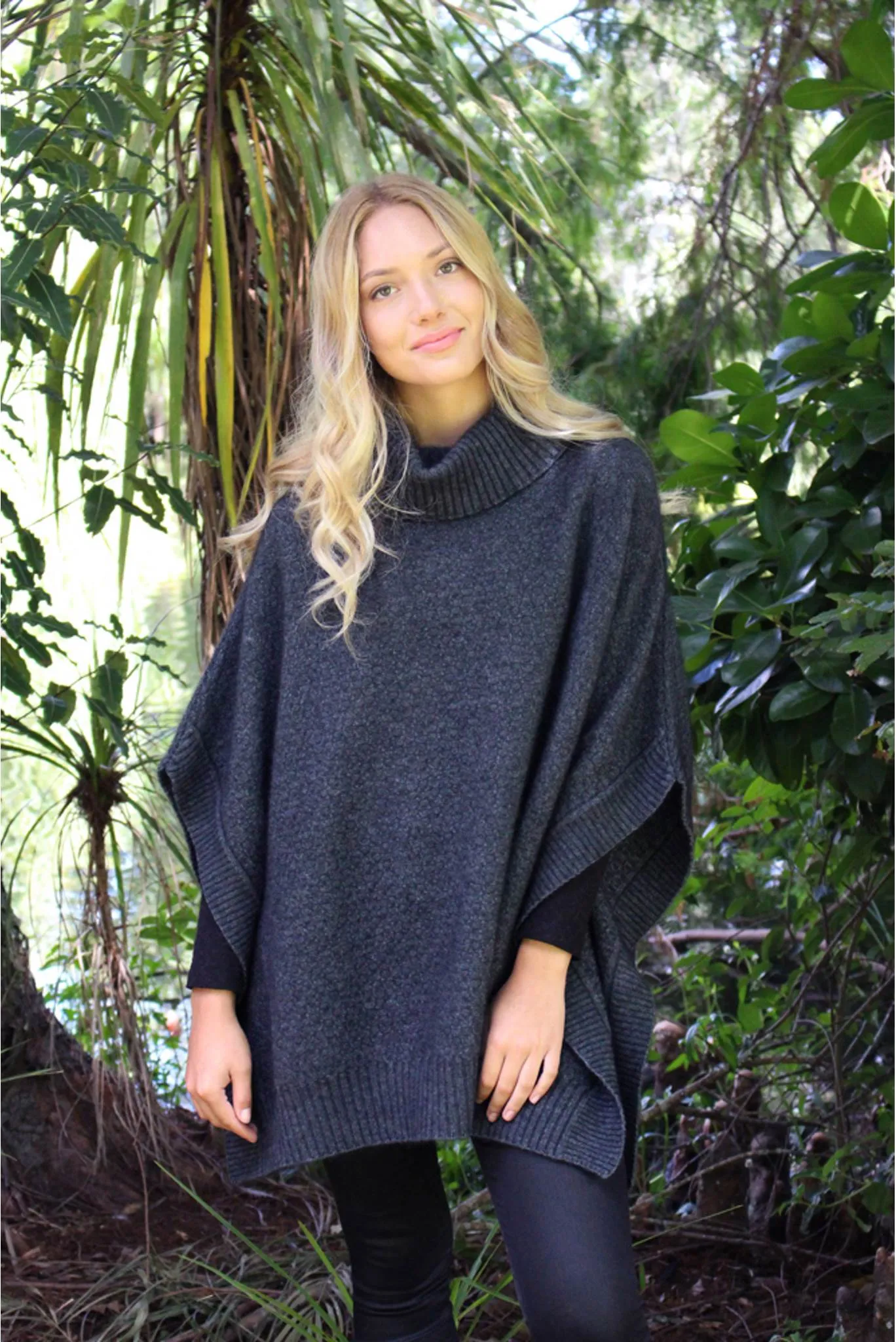 Lothlorian Lush Cowl Neck Poncho