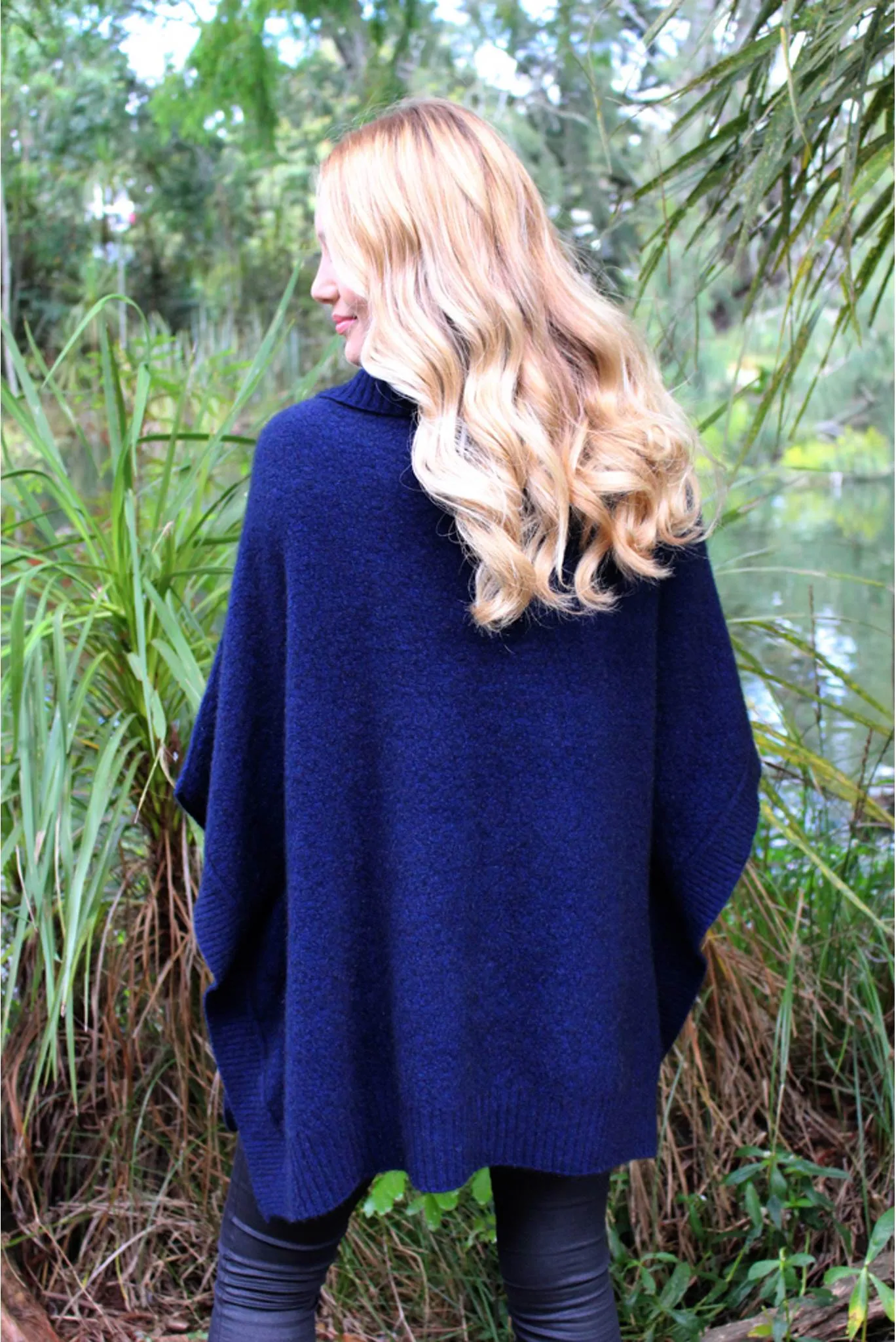 Lothlorian Lush Cowl Neck Poncho