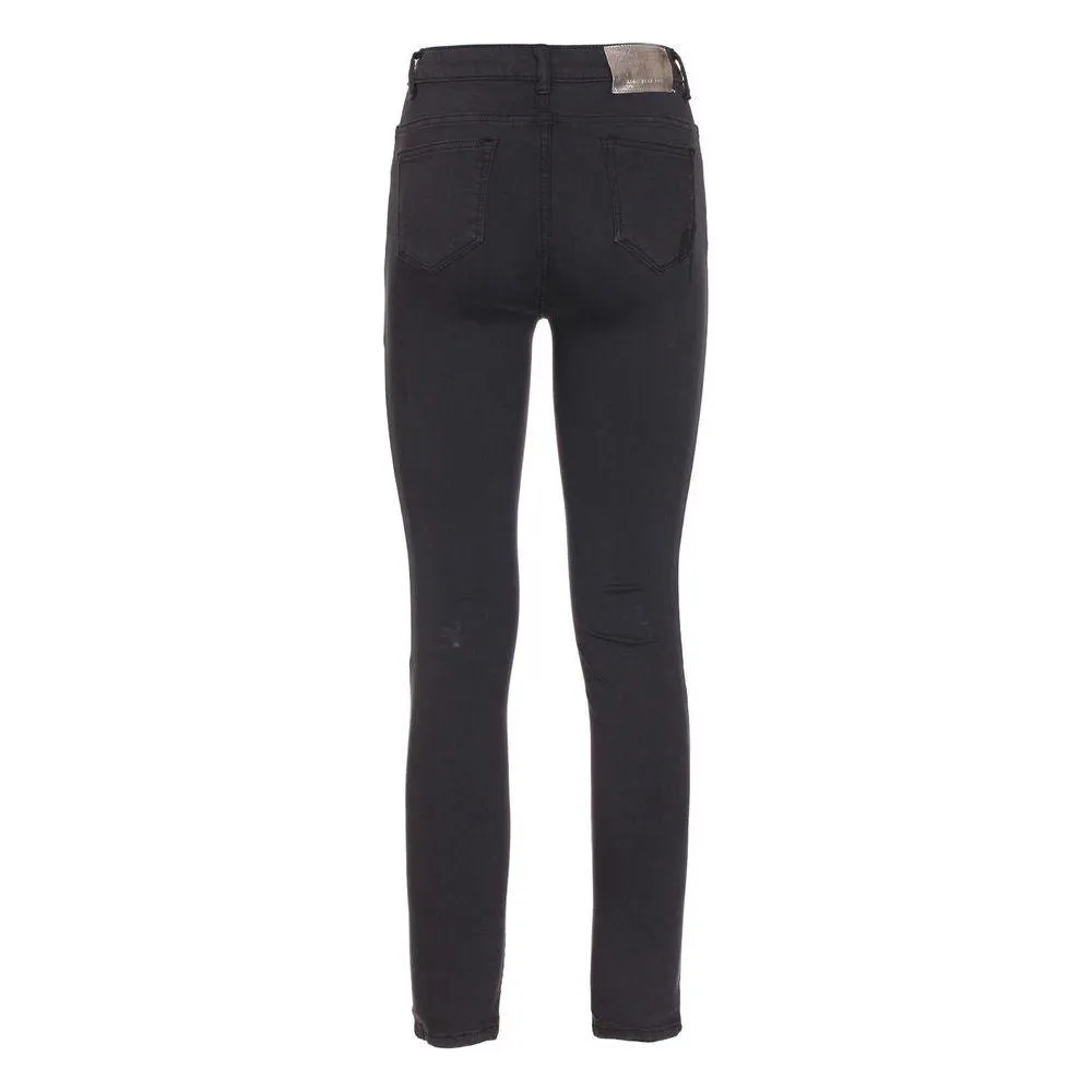 Maison Espin Black Cotton Women's Jeans