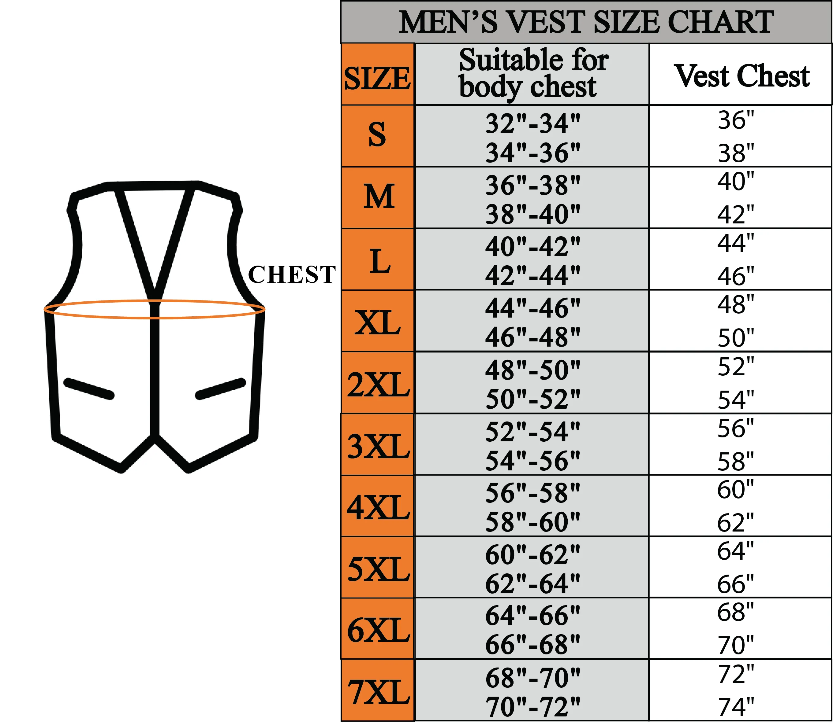 Mens Leather Vest With 4 Snaps