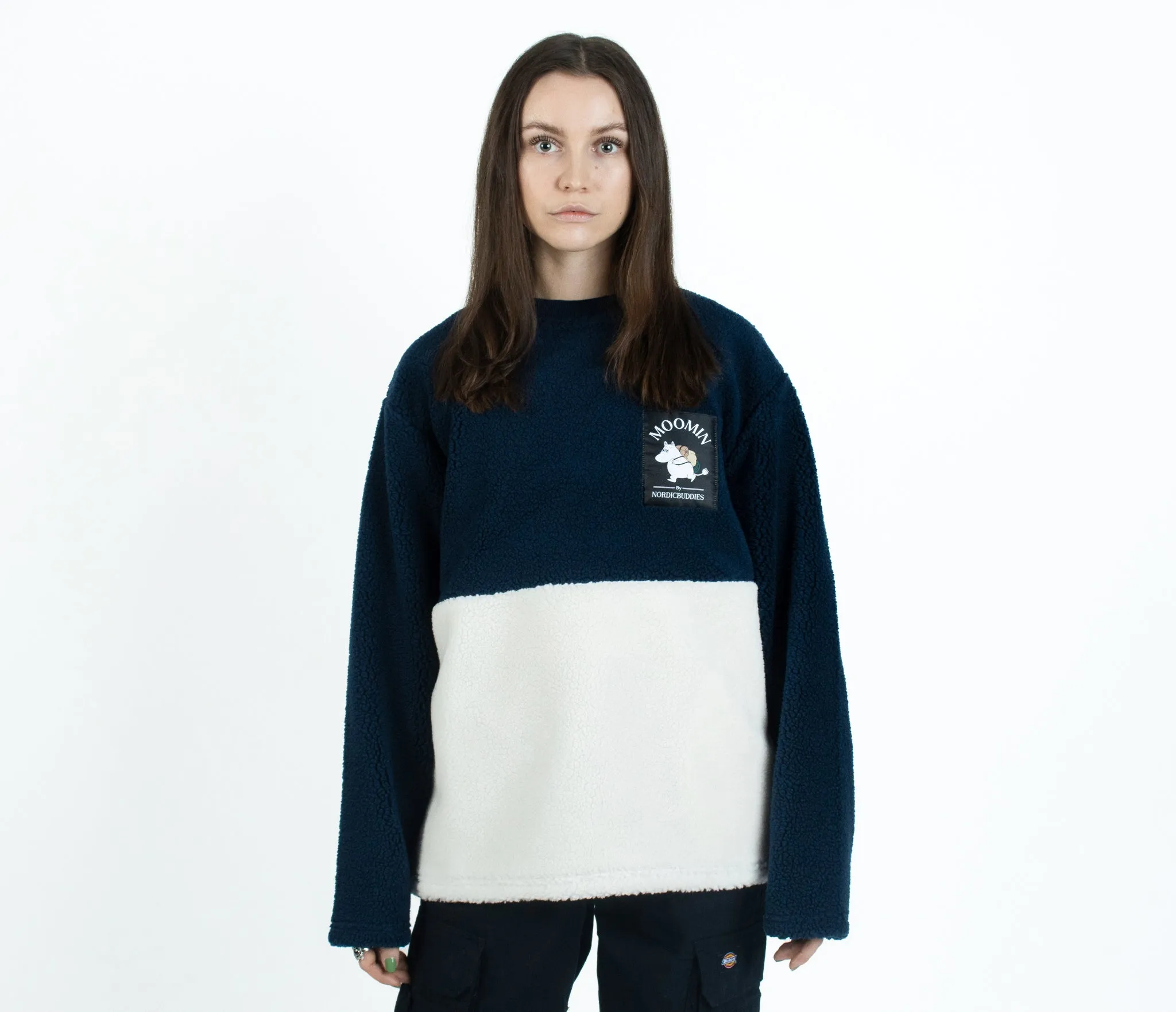 Moomintroll Adventure Fleece - Navy/White