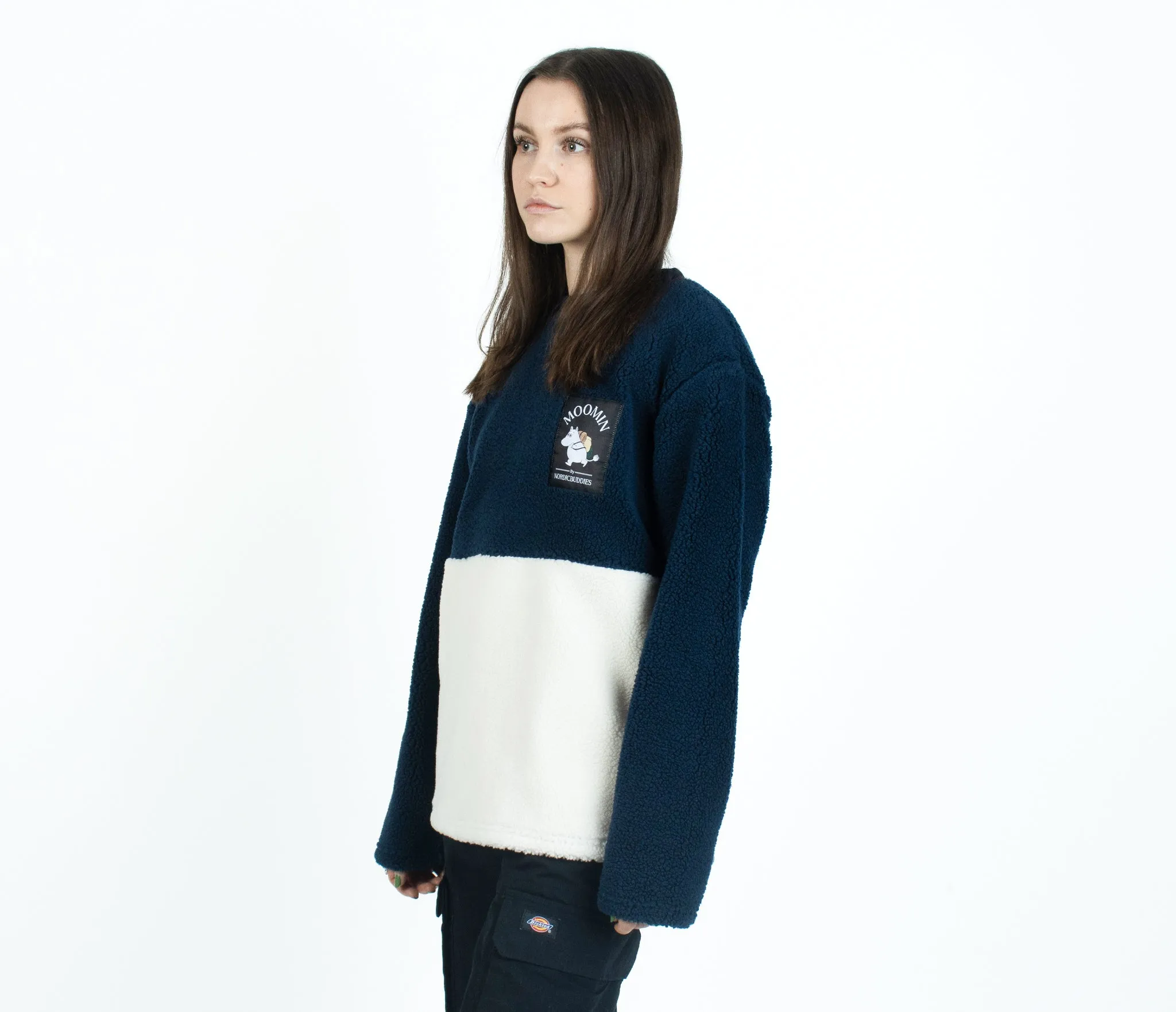 Moomintroll Adventure Fleece - Navy/White