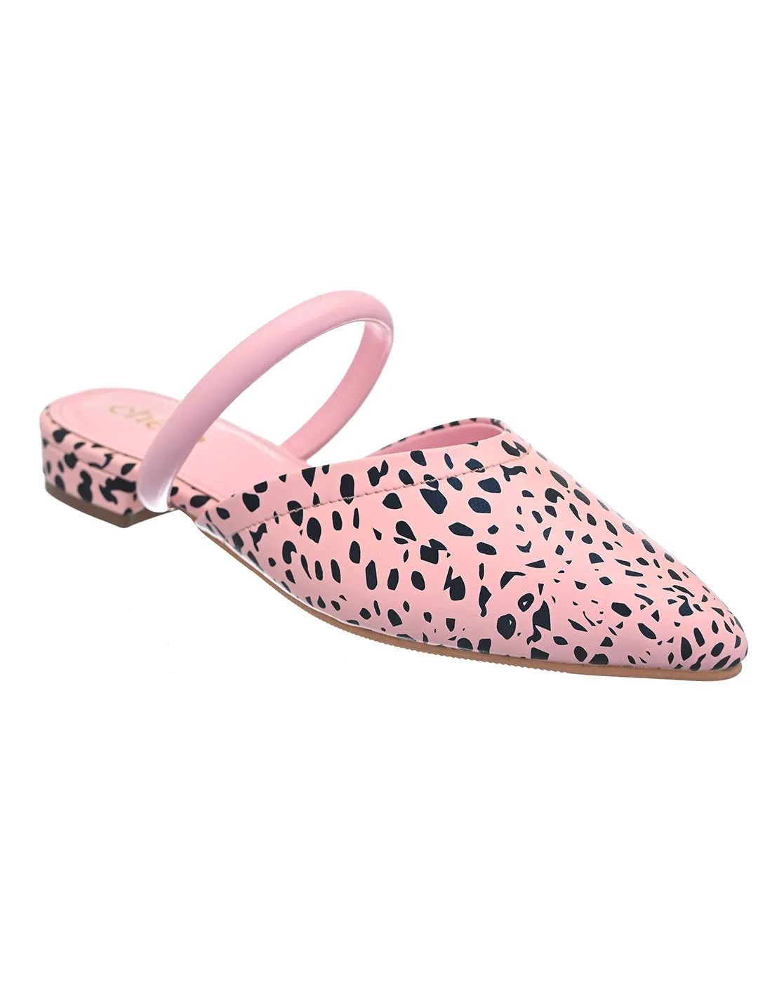 Playful Pastel Pink mules for Women