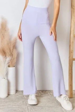 RISEN High Waist Ultra Soft Knit Flare Pants