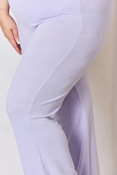 RISEN High Waist Ultra Soft Knit Flare Pants