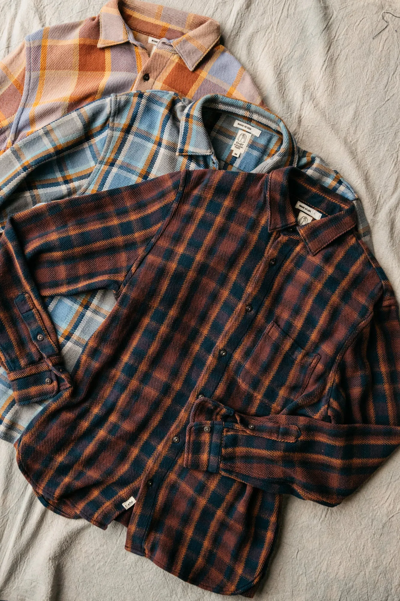 The Ripper Plaid - Navy Brown