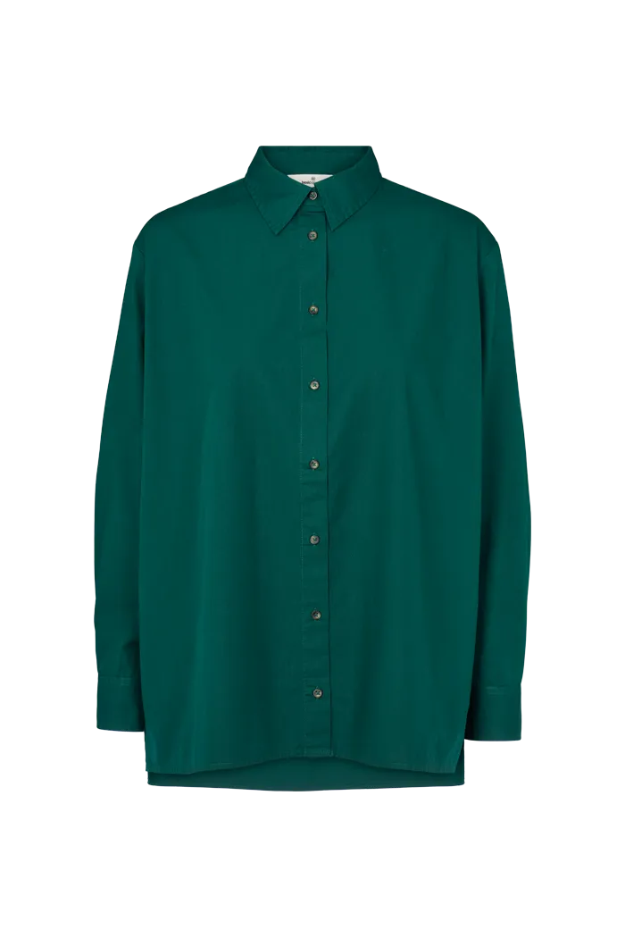 Vilde Loose Shirt - Rain Forest