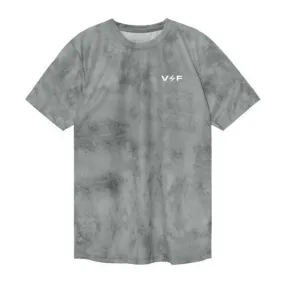 Volt and Fast Women's Bolt Running Jersey Tie Dye V1 Series - Grey