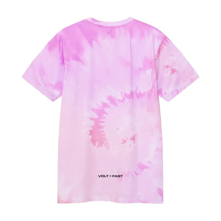 Volt and Fast Women's Lightning Jersey Tie Dye Series V2-Pink