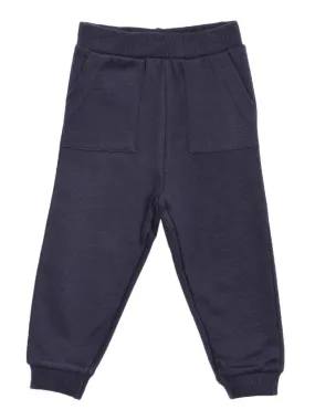 Winter Sweatpants with Fleece- Navy Blue