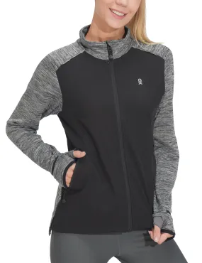 Women's Thumbholes Stretch Golf Running Jacket