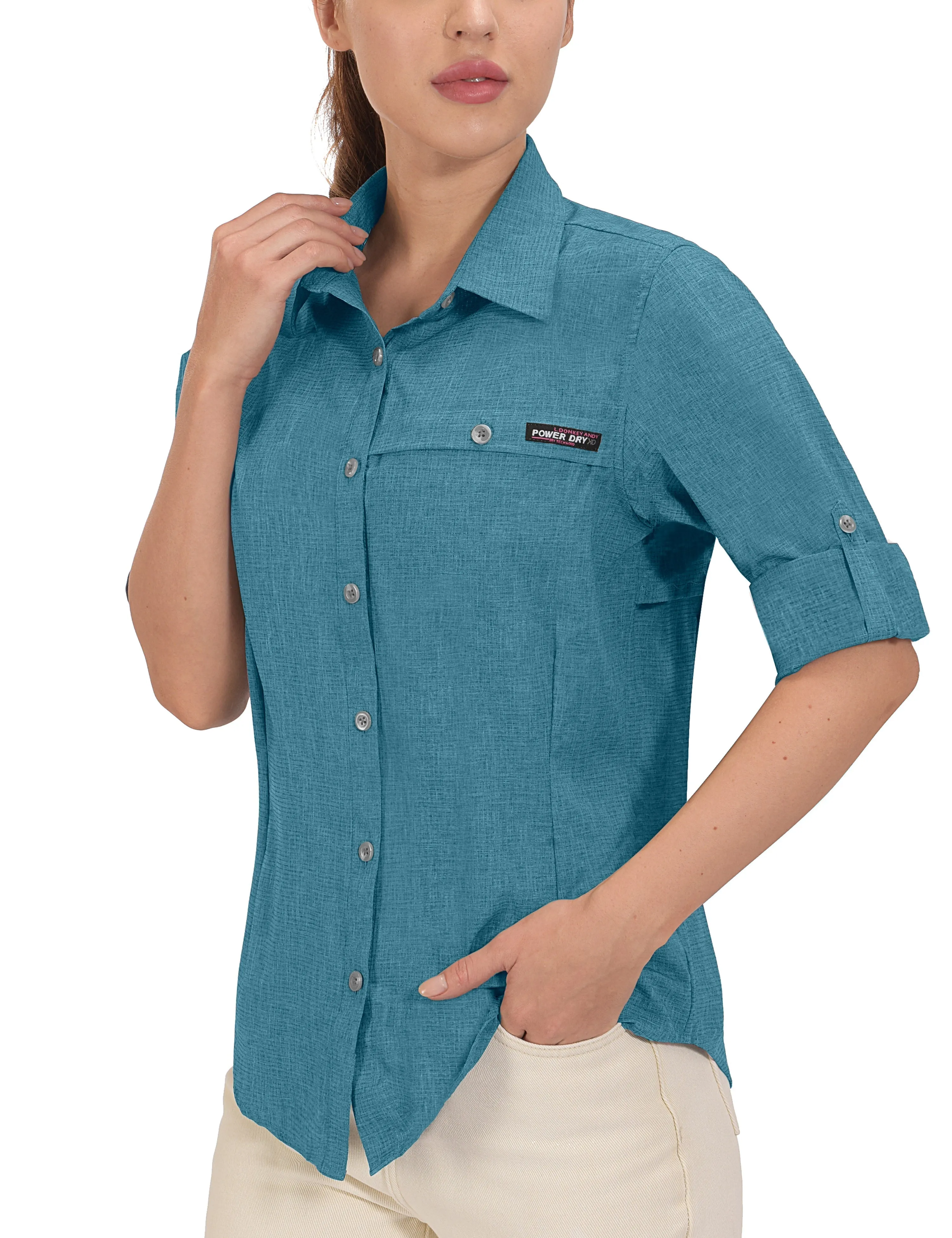 Women's UPF 50  UV Protection Air-Holes Tech Shirt